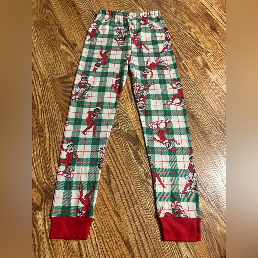 Christmas Elf Pajamas Size 10 - Picture 7 of 9